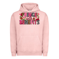 Pigment Salmon Fringe with benefits Valentine's Day Urban Hoodie - HowdyJamesFarm