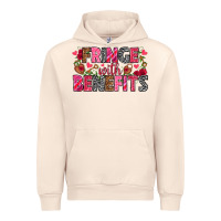 Sandshell Fringe with benefits Valentine's Day Urban Hoodie - HowdyJamesFarm