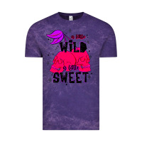Cloud Purple a little wild a little sweet Vintage Tee - JahusDesignShop
