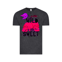 Vintage Black a little wild a little sweet Vintage Tee - JahusDesignShop