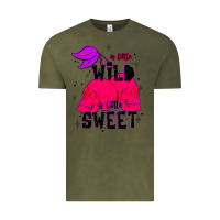 Vintage Olive a little wild a little sweet Vintage Tee - JahusDesignShop