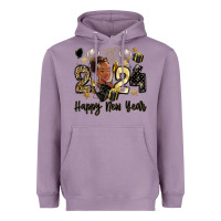 Lavender 2024 happy new year black woman Heavyweight Hoodie - MaliasSmallBusiness