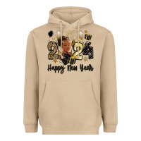 Mushroom 2024 happy new year black woman Heavyweight Hoodie - MaliasSmallBusiness