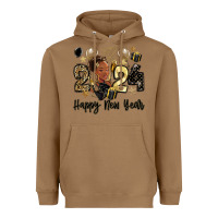 Toasted Coconut 2024 happy new year black woman Heavyweight Hoodie - MaliasSmallBusiness