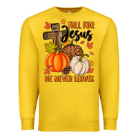 Lemon fall for jesus he never leaves Premium Sweatshirt - MaliasSmallBusiness