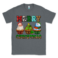 Charcoal Heather merry christmas with cupcakes Classic Tee - AdoDesignShop