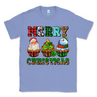 Colony Blue merry christmas with cupcakes Classic Tee - AdoDesignShop