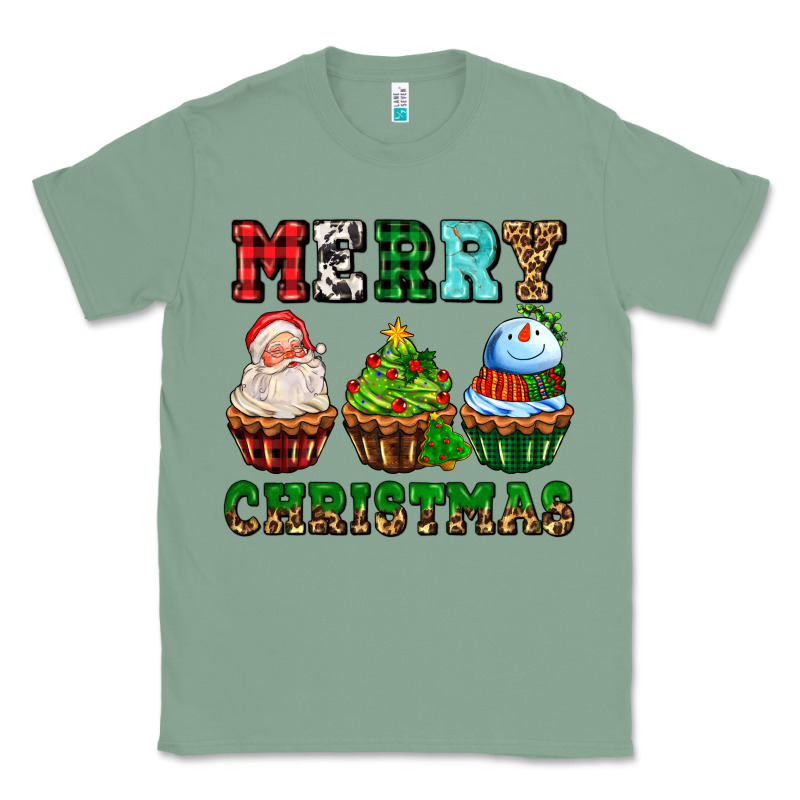 Merry Christmas With Cupcakes Classic Tee by AdoDesignShop | Teevron