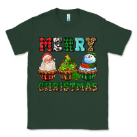 Sports Green merry christmas with cupcakes Classic Tee - AdoDesignShop