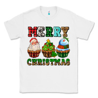 White merry christmas with cupcakes Classic Tee - AdoDesignShop