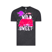 Vintage Black a little wild a little sweet Vintage Tee - JahusDesignShop