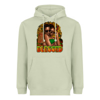 Matcha black couple blessed Heavyweight Hoodie - NancyCooperArtShop