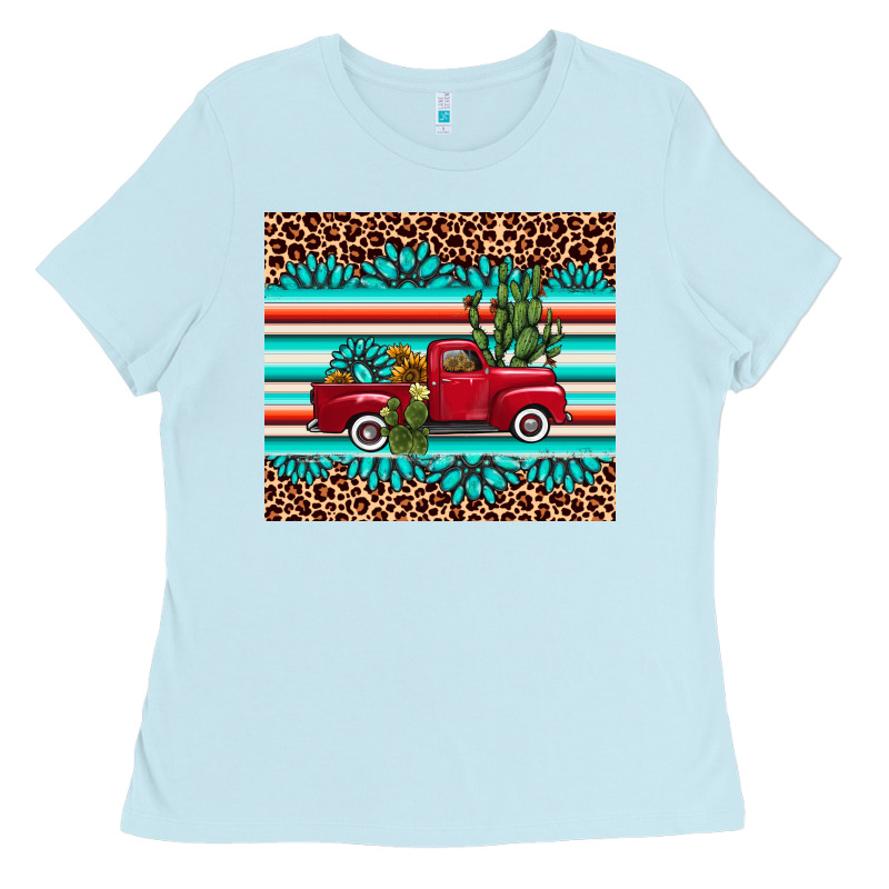 Truck Gemstone Leopard Ladies Tee by AdoDesignShop | Teevron