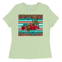 Matcha truck gemstone leopard Ladies Tee - AdoDesignShop