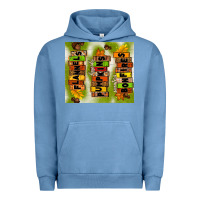 Pigment Pebble Blue flannels hayrides pumpkins bonfires fall Urban Hoodie - TumblerDesignByShophia