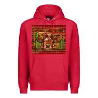 Cardinal western christmas cow tumbler Premium Hoodie - Jasminsmagicworld