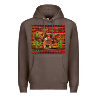 Coffee western christmas cow tumbler Premium Hoodie - Jasminsmagicworld
