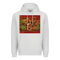 Dove Grey western christmas cow tumbler Premium Hoodie - Jasminsmagicworld
