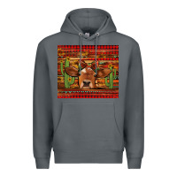 Rock western christmas cow tumbler Premium Hoodie - Jasminsmagicworld
