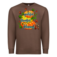 Chestnut grateful thankful blessed Premium Sweatshirt - MaliasSmallBusiness