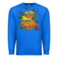 True Royal grateful thankful blessed Premium Sweatshirt - MaliasSmallBusiness
