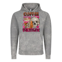 Cloud Rock coffee is my valentine skull Vintage Hoodie - FaDigitalArtStudio