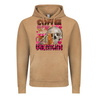 Vintage Camel coffee is my valentine skull Vintage Hoodie - FaDigitalArtStudio