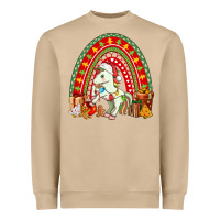 Mushroom Christmas Unicorn Rainbow Heavyweight Sweatshirt - FaDigitalArtStudio