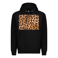 Black leopard background gold 3200x2400 Premium Hoodie - AdoDesignShop