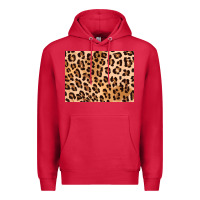 Cardinal leopard background gold 3200x2400 Premium Hoodie - AdoDesignShop