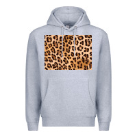 Heather Grey leopard background gold 3200x2400 Premium Hoodie - AdoDesignShop
