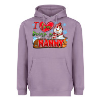 Lavender i love being a nanny Heavyweight Hoodie - MaliasSmallBusiness