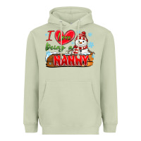 Matcha i love being a nanny Heavyweight Hoodie - MaliasSmallBusiness