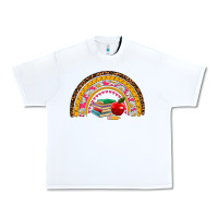 White back to school rainbow Urban Heavy Tee - AdoDesignShop