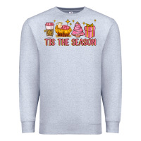 Heather Grey tis the season Premium Sweatshirt - MaliasSmallBusiness