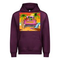 Mauve Wine summer truck Urban Hoodie - TumblerDesignByShophia