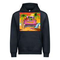 Navy summer truck Urban Hoodie - TumblerDesignByShophia