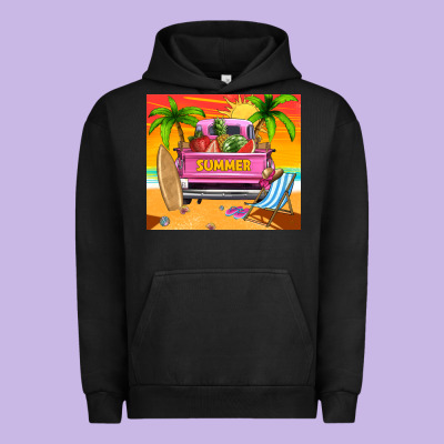 Summer Truck Urban Hoodie Designed By Tumblerdesignbyshophia