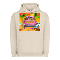 Pigment French Oak summer truck Urban Hoodie - TumblerDesignByShophia