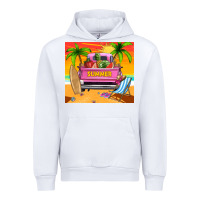 White summer truck Urban Hoodie - TumblerDesignByShophia