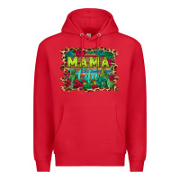 Red mama cita serape background Premium Hoodie - BarkalooDesign