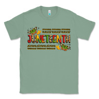 Sage colorful juneteenth celebration art Classic Tee - LillyAllenDesigns