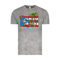 Cloud Rock puerto rico and flowers with frog Vintage Tee - AdoDesignShop