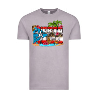 Vintage Zinc puerto rico and flowers with frog Vintage Tee - AdoDesignShop