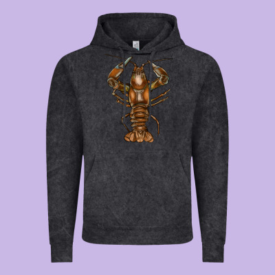 Crawfish Vintage Hoodie Designed By Fadigitalartstudio