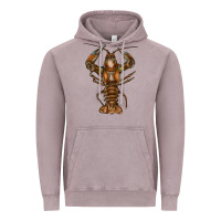 Vintage Zinc crawfish Vintage Hoodie - FaDigitalArtStudio