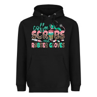 Black coffee scrubs and rubber gloves Heavyweight Hoodie - MaliasSmallBusiness