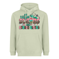 Matcha coffee scrubs and rubber gloves Heavyweight Hoodie - MaliasSmallBusiness