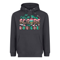 Smoke coffee scrubs and rubber gloves Heavyweight Hoodie - MaliasSmallBusiness