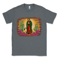 Charcoal Heather western our lady of guadalupe Classic Tee - JahusDesignShop